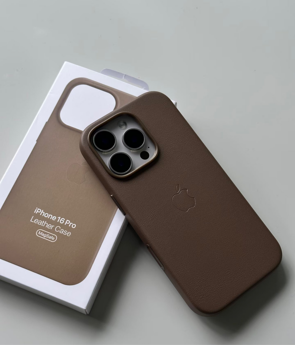 LEATHER PHONE CASE FOR IPHONE 16