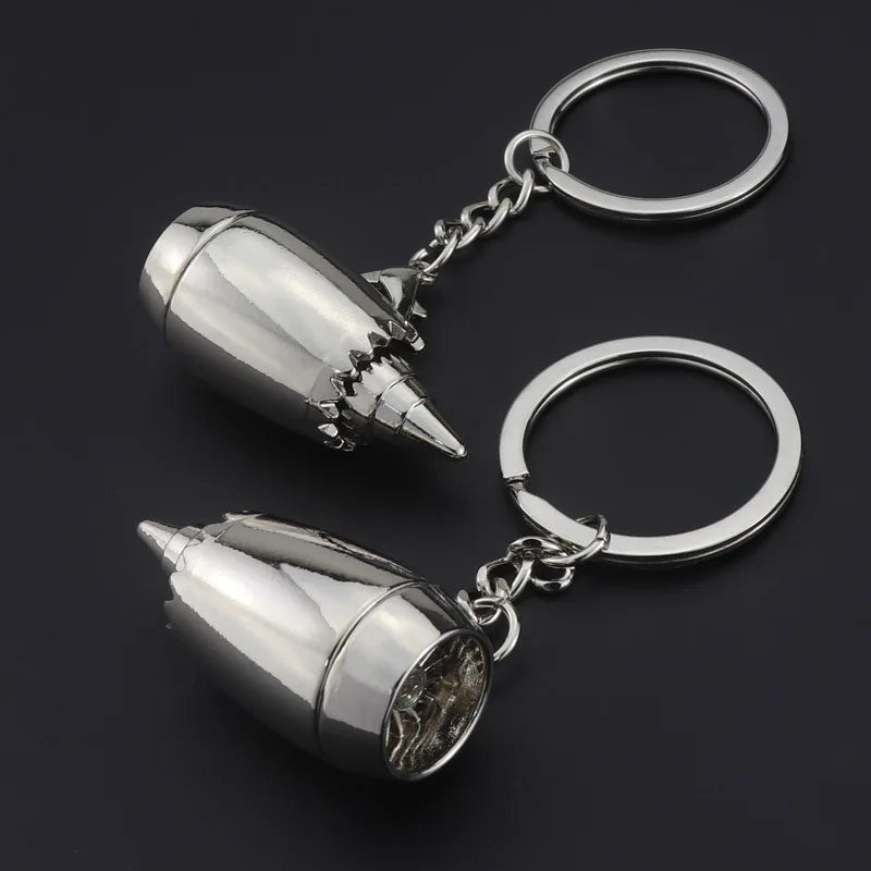 Turbofan Engine Keychain