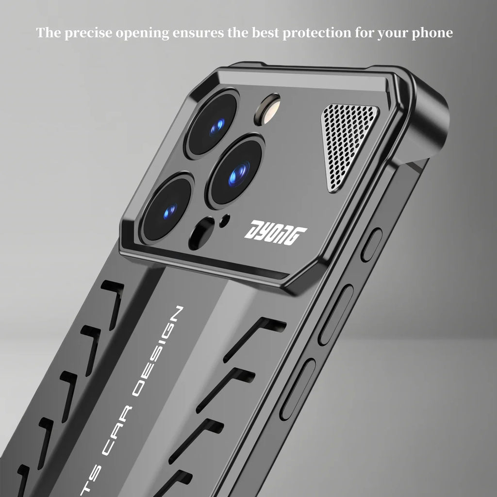 Bezel-Less Racing Car Design Metal Case