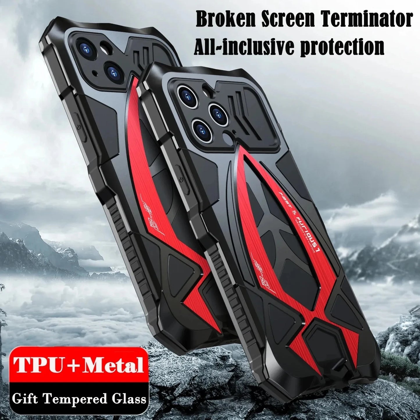 Shockproof All Inclusive Metal Phone Case