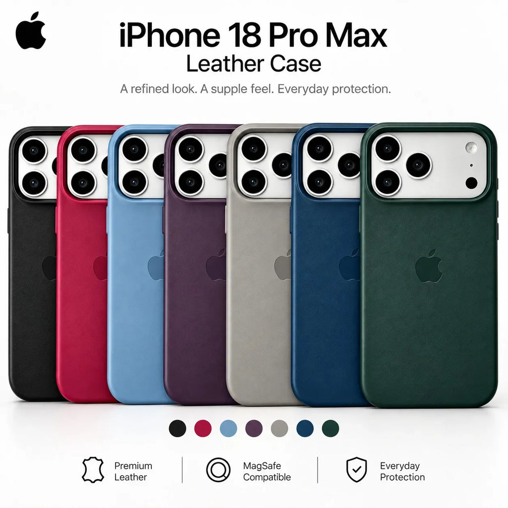 Leather Case  For Apple iPhone 18 Pro Max