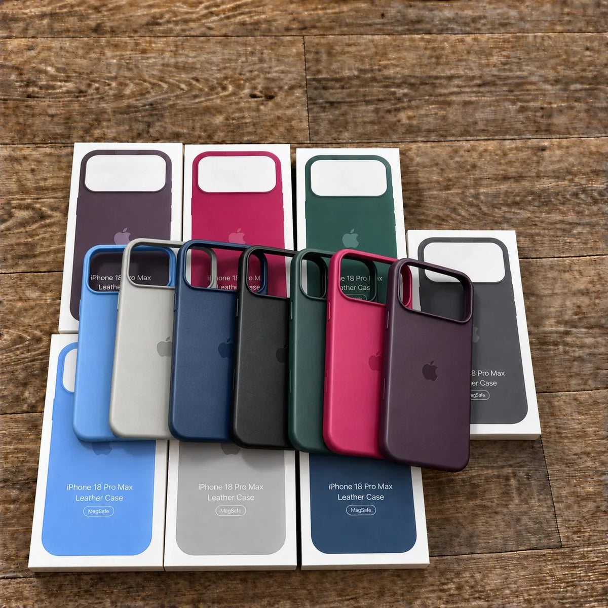 Leather Case  For Apple iPhone 18 Pro Max