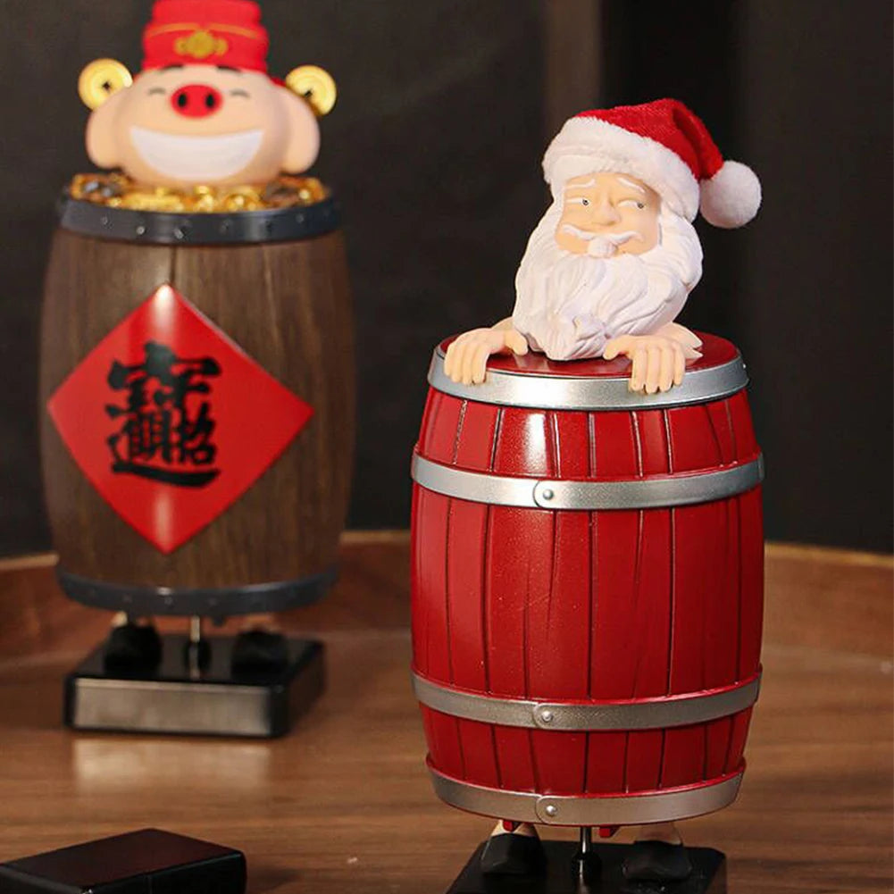 Barrel Cigarette Storage Case Toy Xmas Christmas Decoration