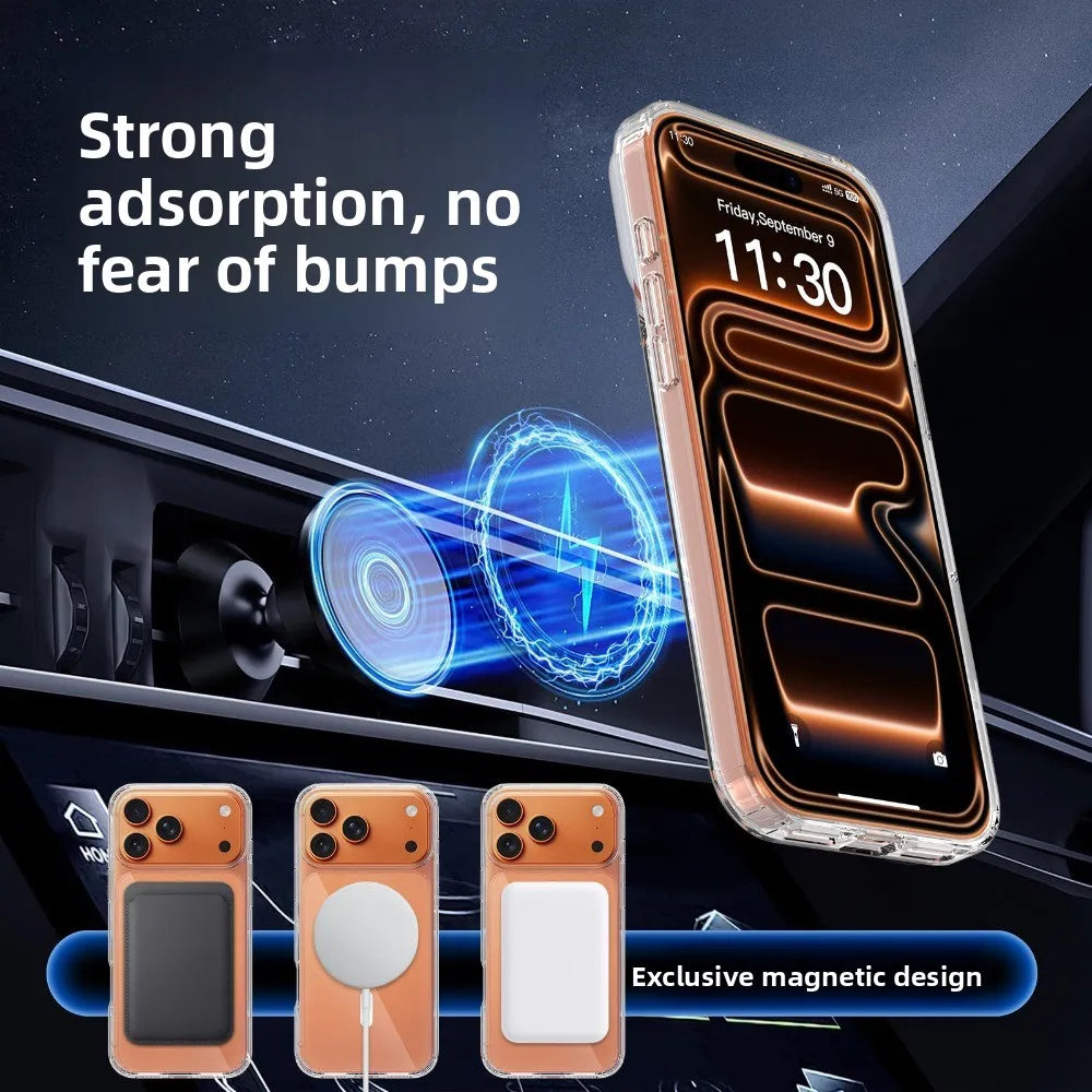 Clear Strong Magnetic Phone Case