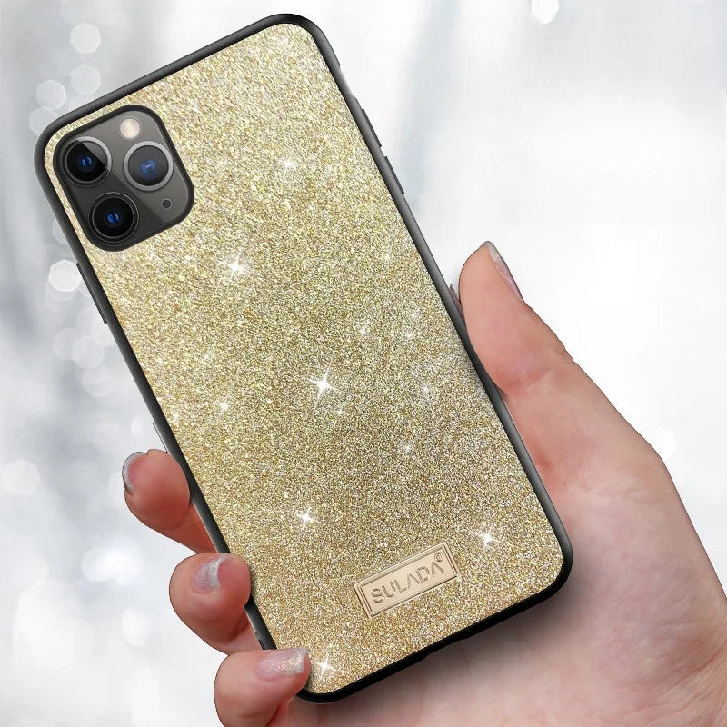 Sparkling Glitter Leather Case