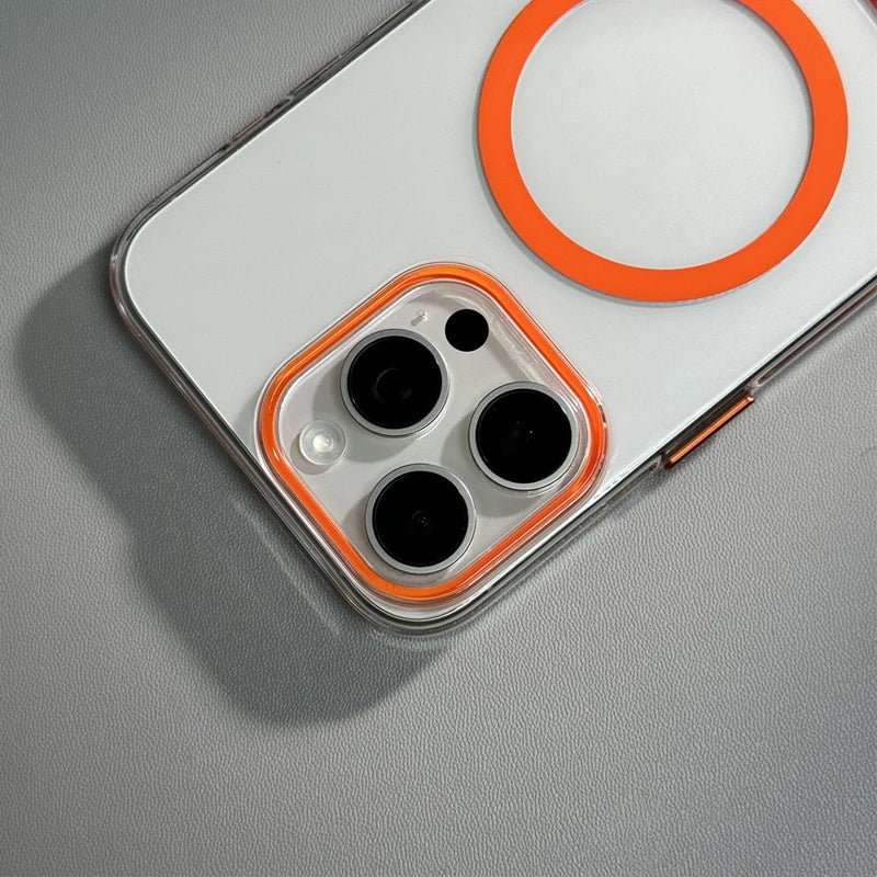 TRANSPARENT HIT COLOR 2-IN-1 MAGSAFE PHONE CASE