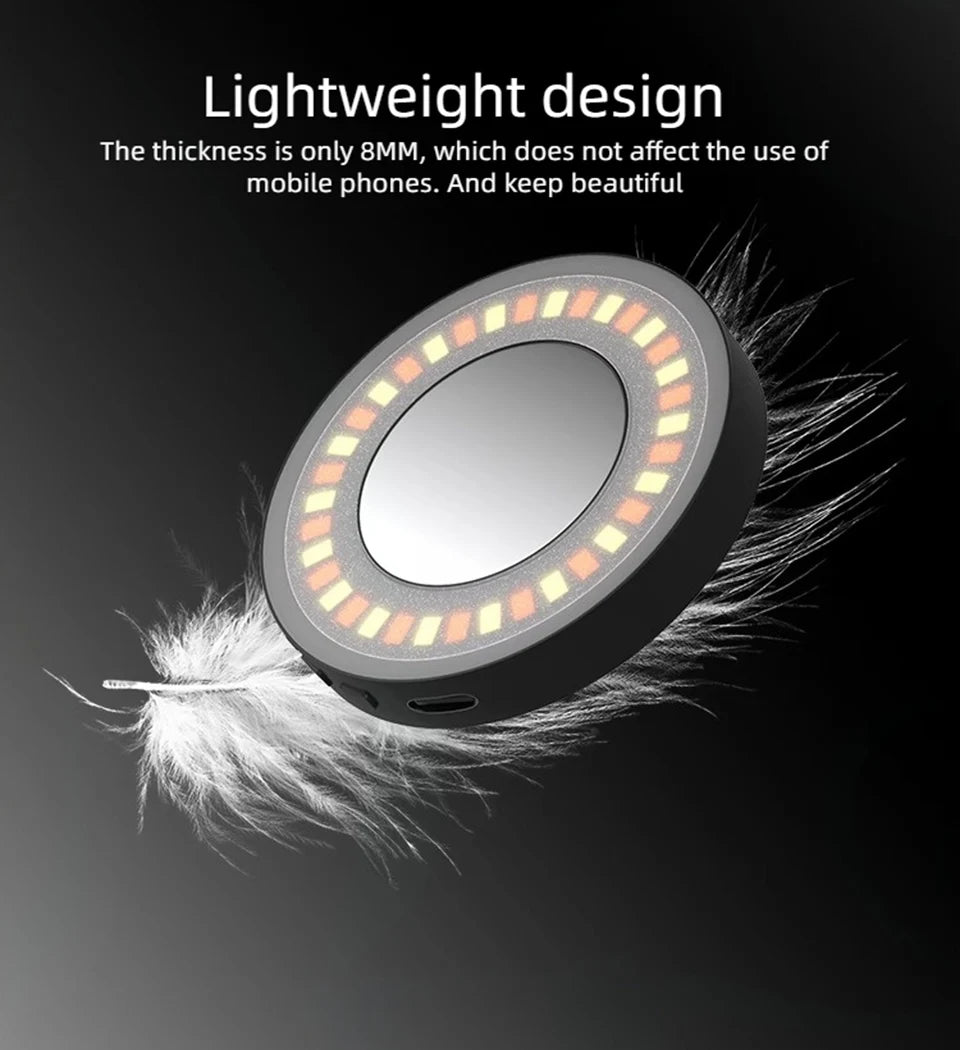 Magnetic LED Fill-in Light Small Flash Delicate Lamp