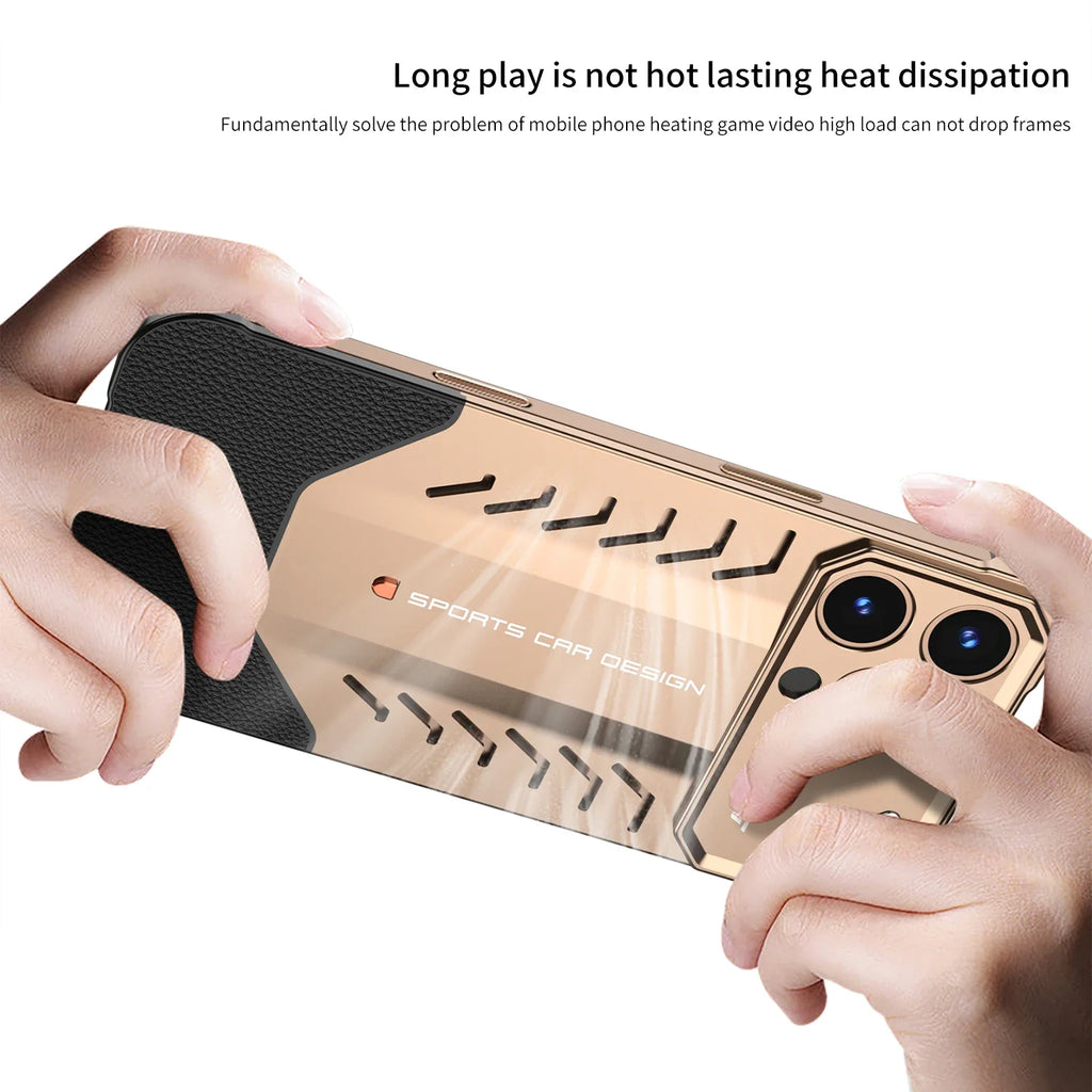 Bezel-Less Racing Car Design Metal Case