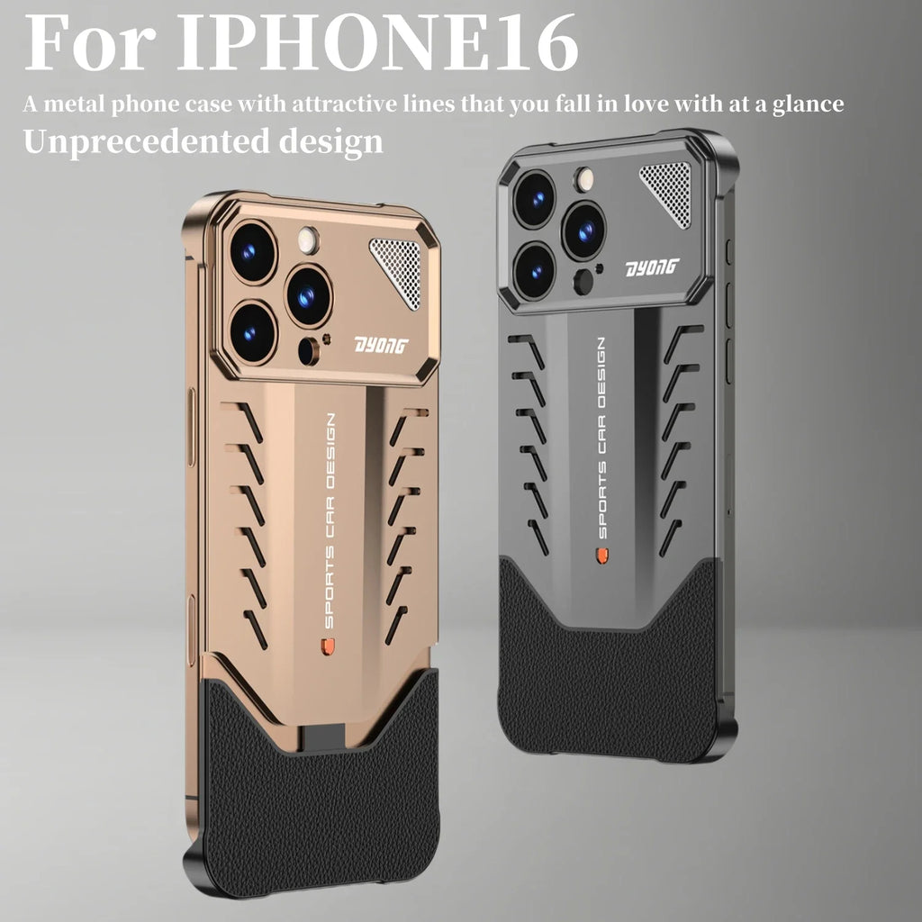 Bezel-Less Racing Car Design Metal Case