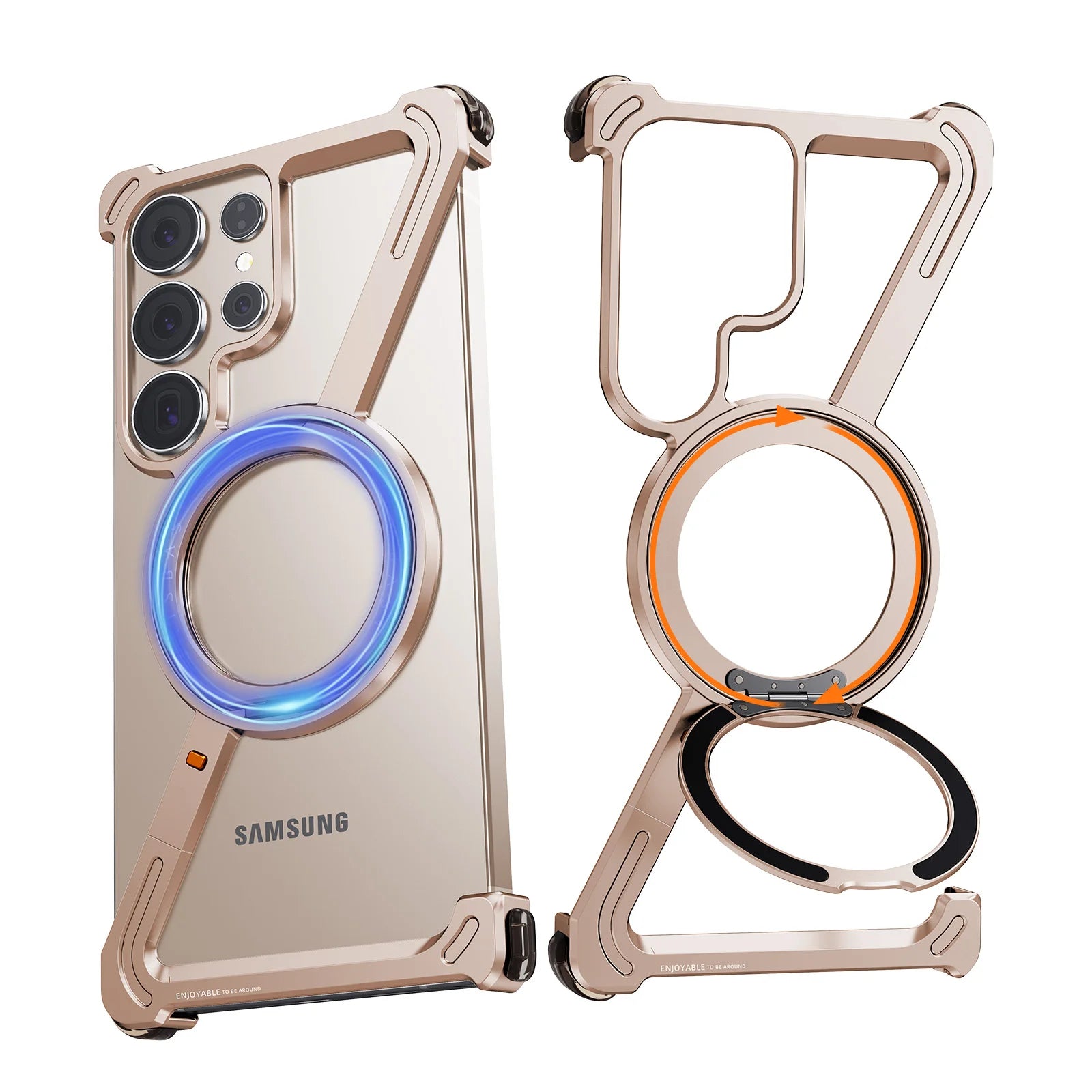 Eary Z Shape Minimalist Phone Case For Samsung Galaxy