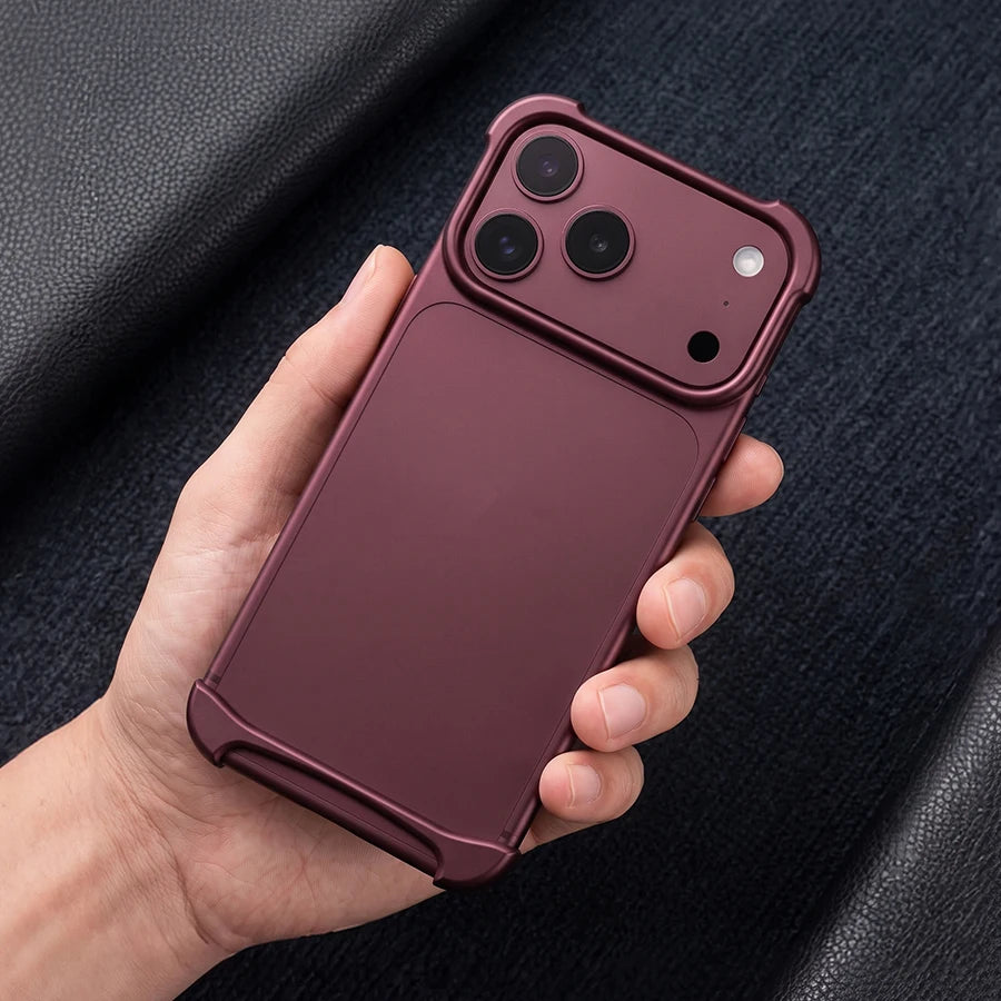 Genuine Aluminum SEBS Rubber Metal Bumper Double-layer ARC Case
