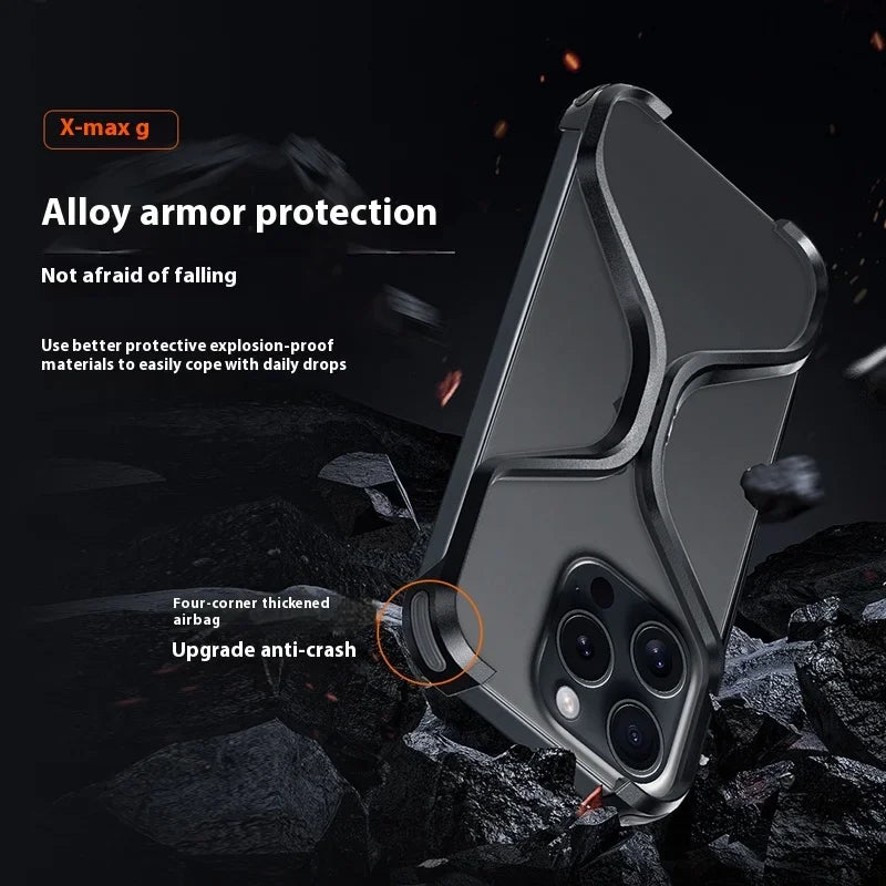 X-max case metal anti drop radiating protective cover originality hollow design