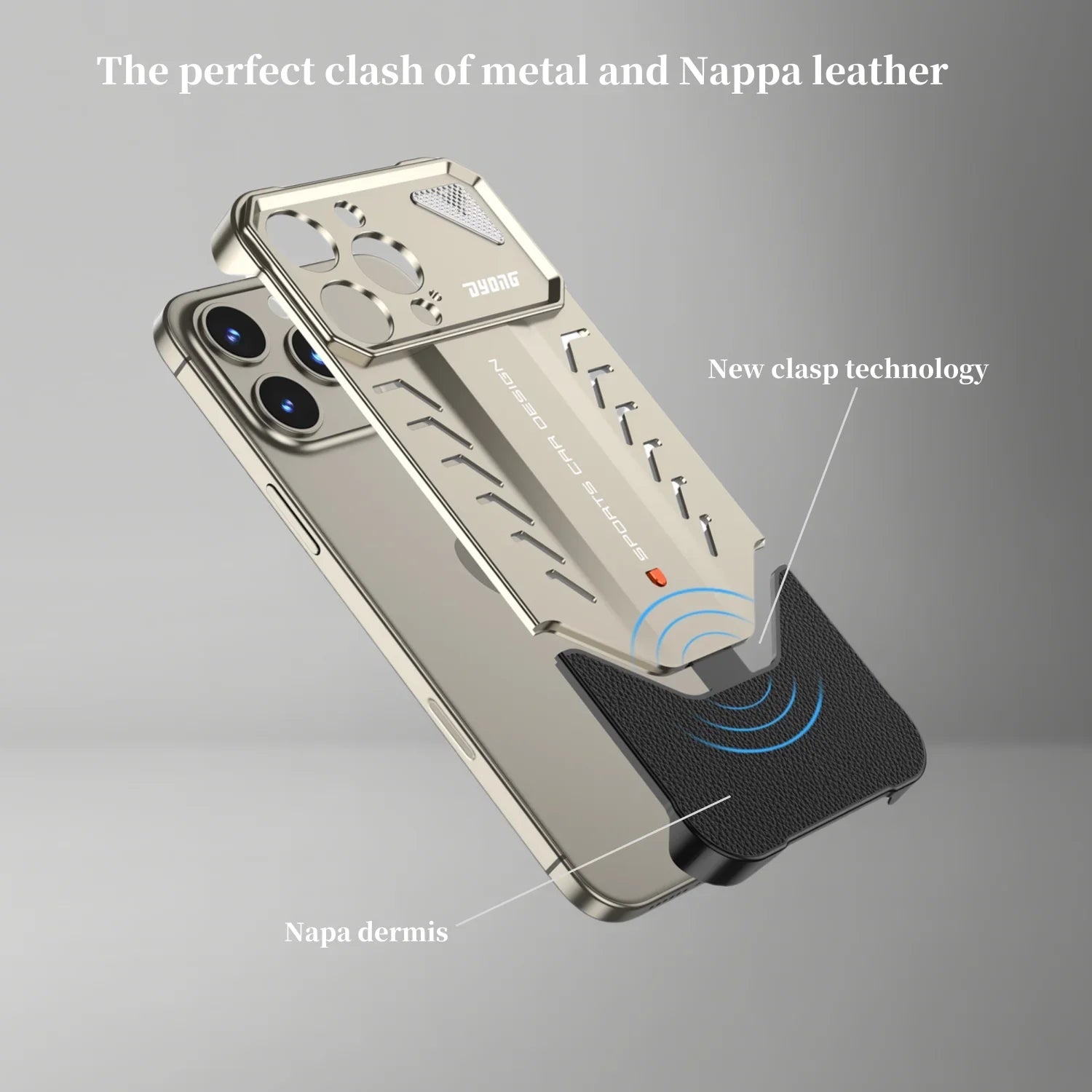 Bezel-Less Racing Car Design Metal Case