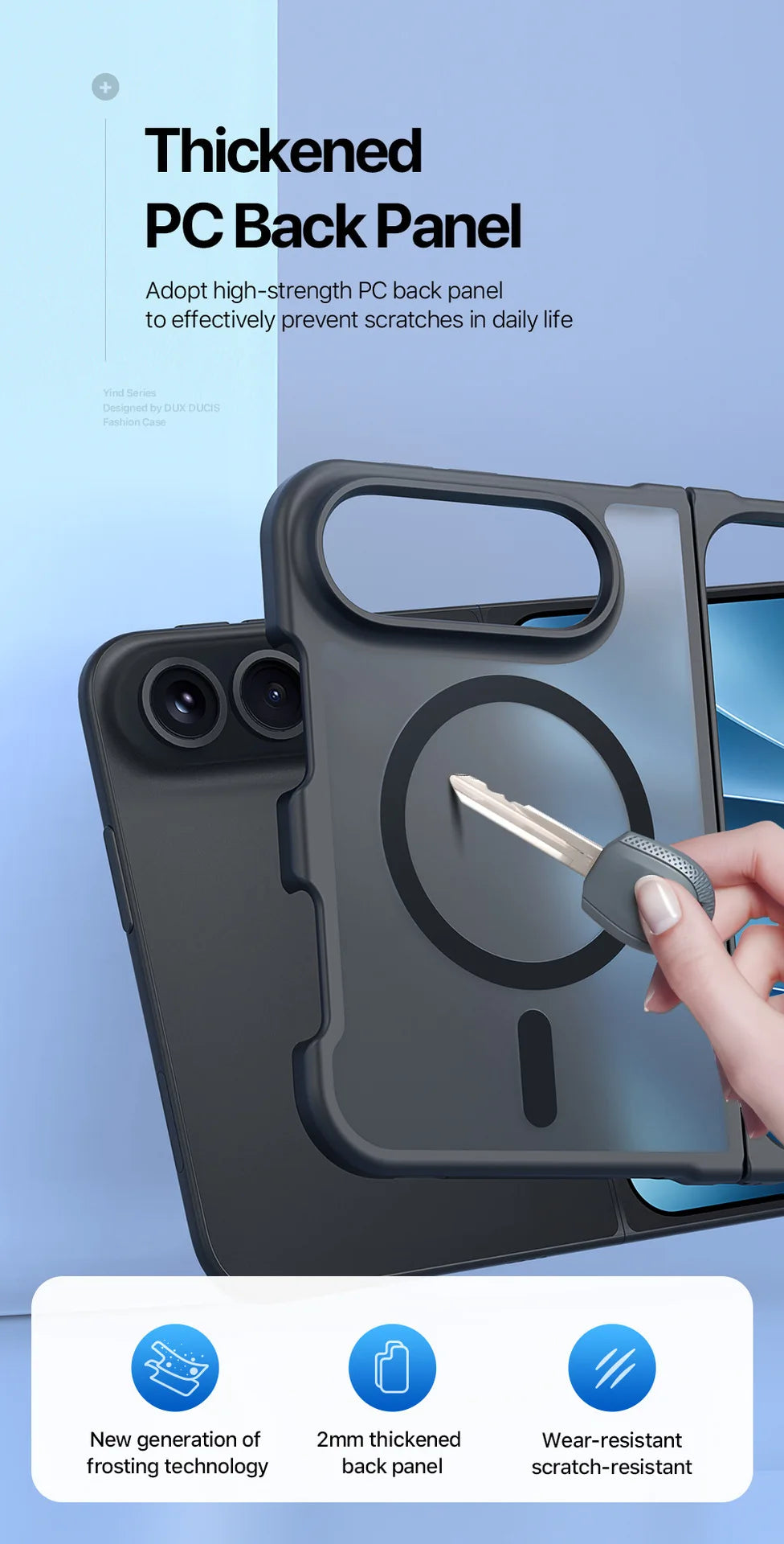 For iPhone 18 Matte Magnetic Case