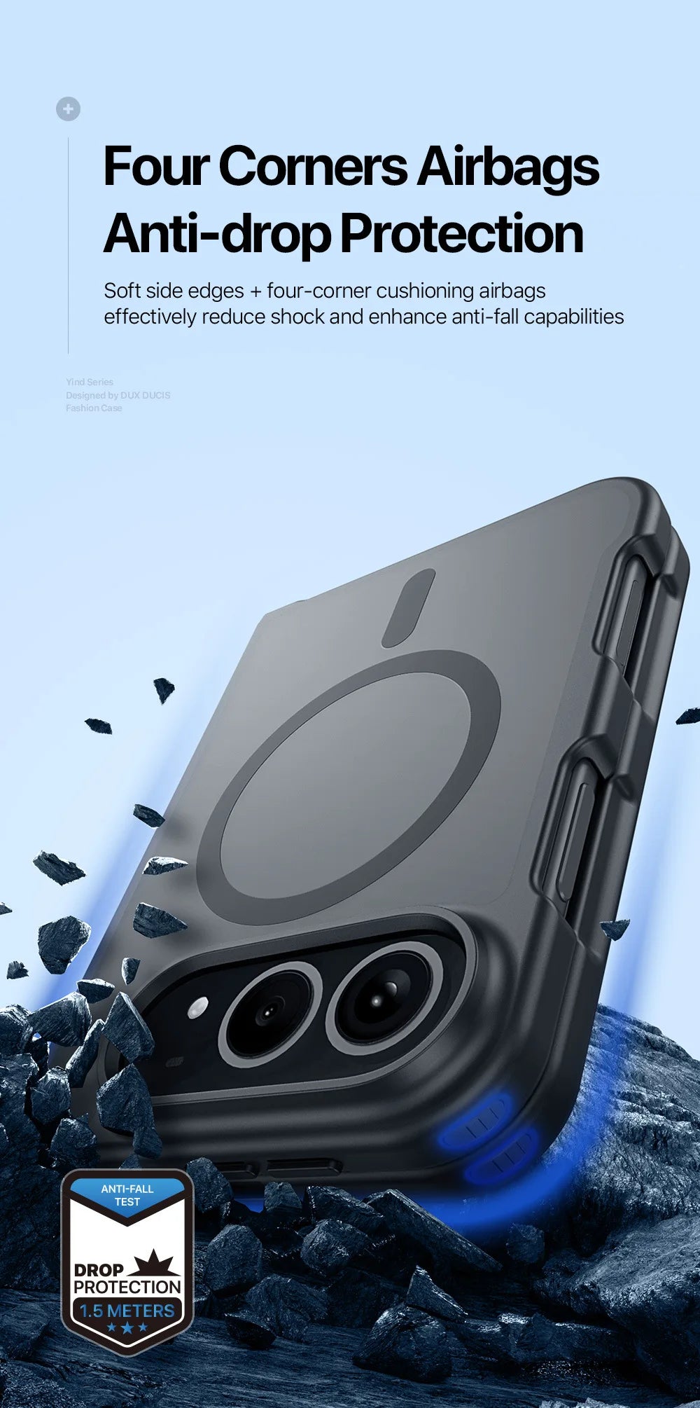 For iPhone 18 Matte Magnetic Case
