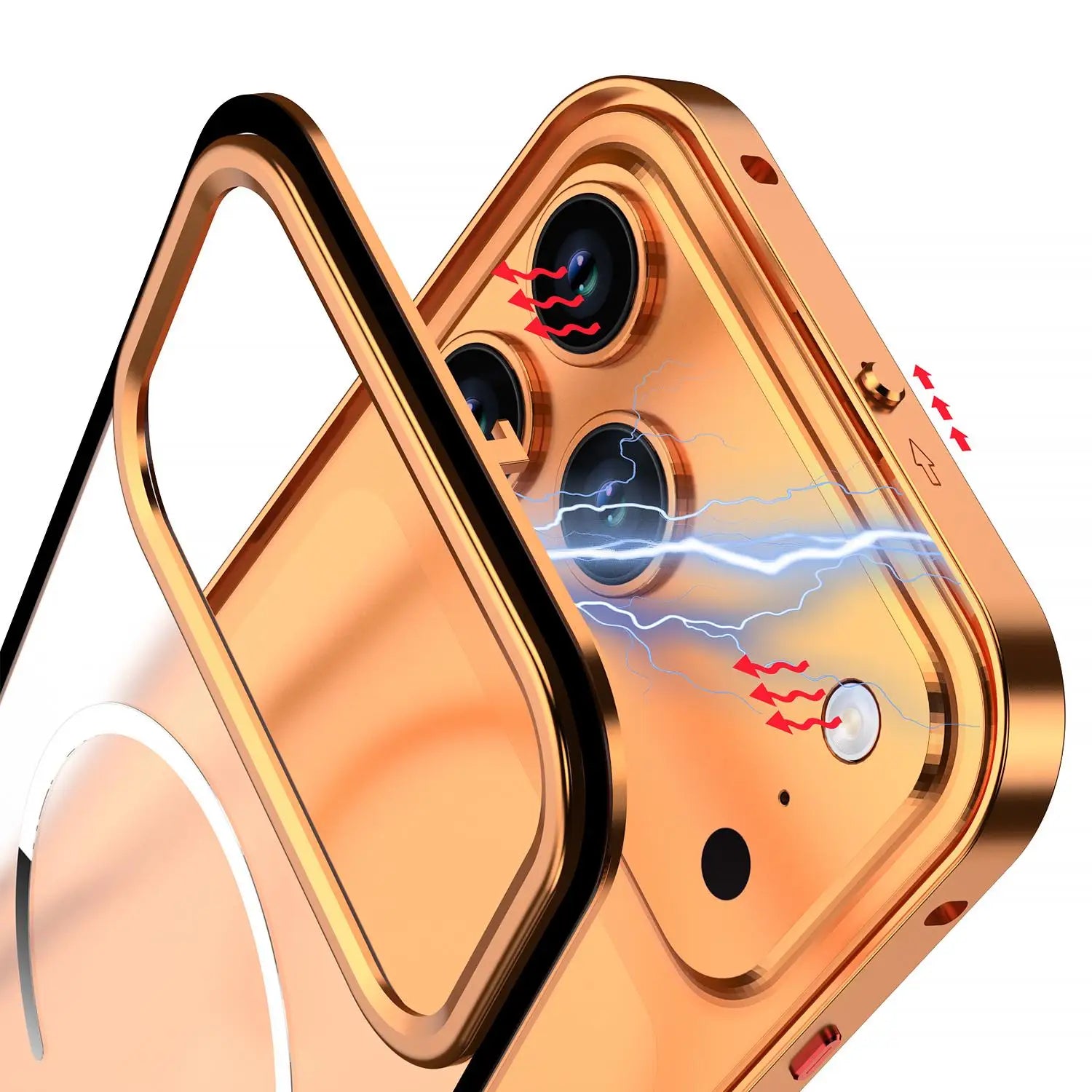 METAL FRAME CASE FOR IPHONE 17 PRO MAX 17 AIR