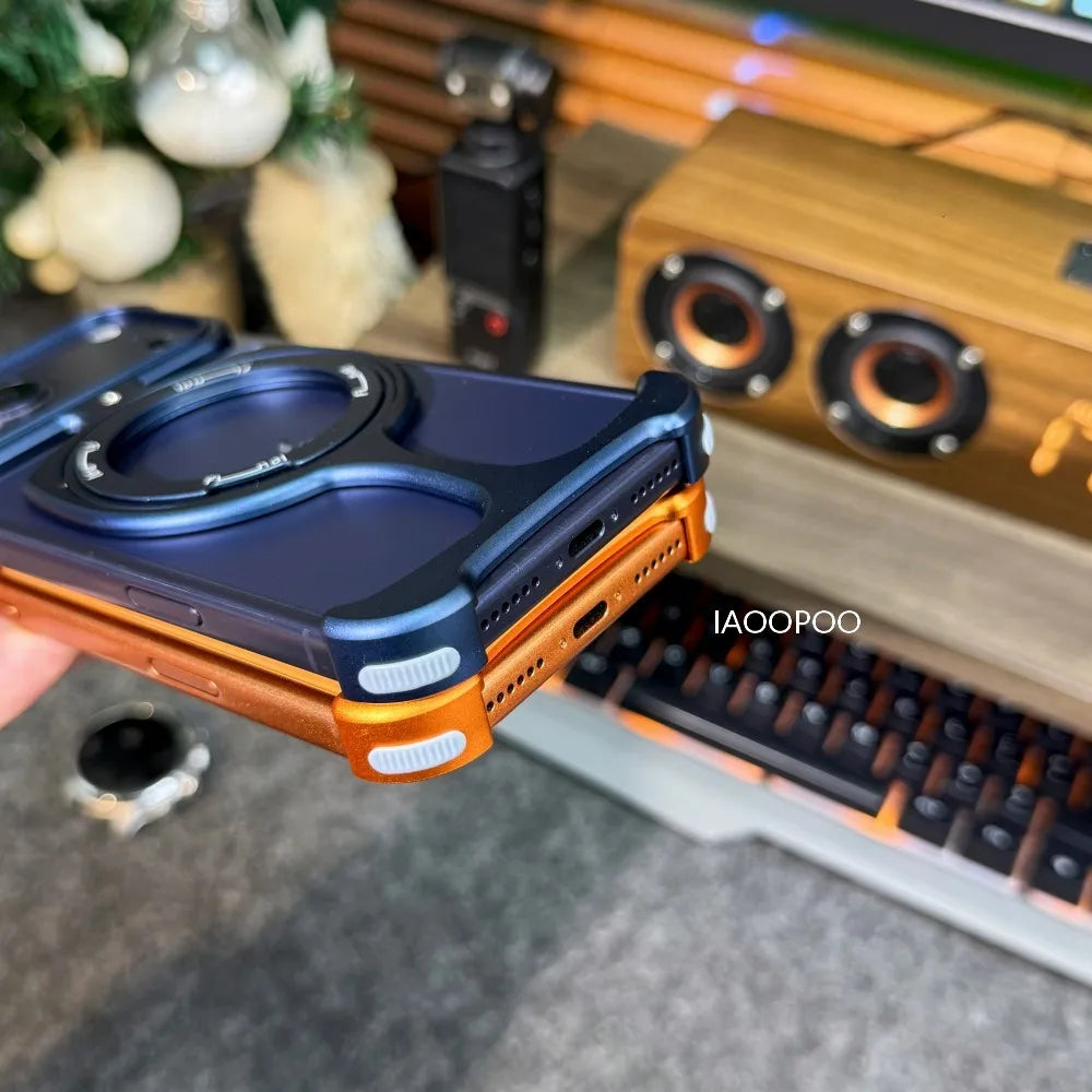 360° Magnetic Holder Fashion Aluminum Metal Case