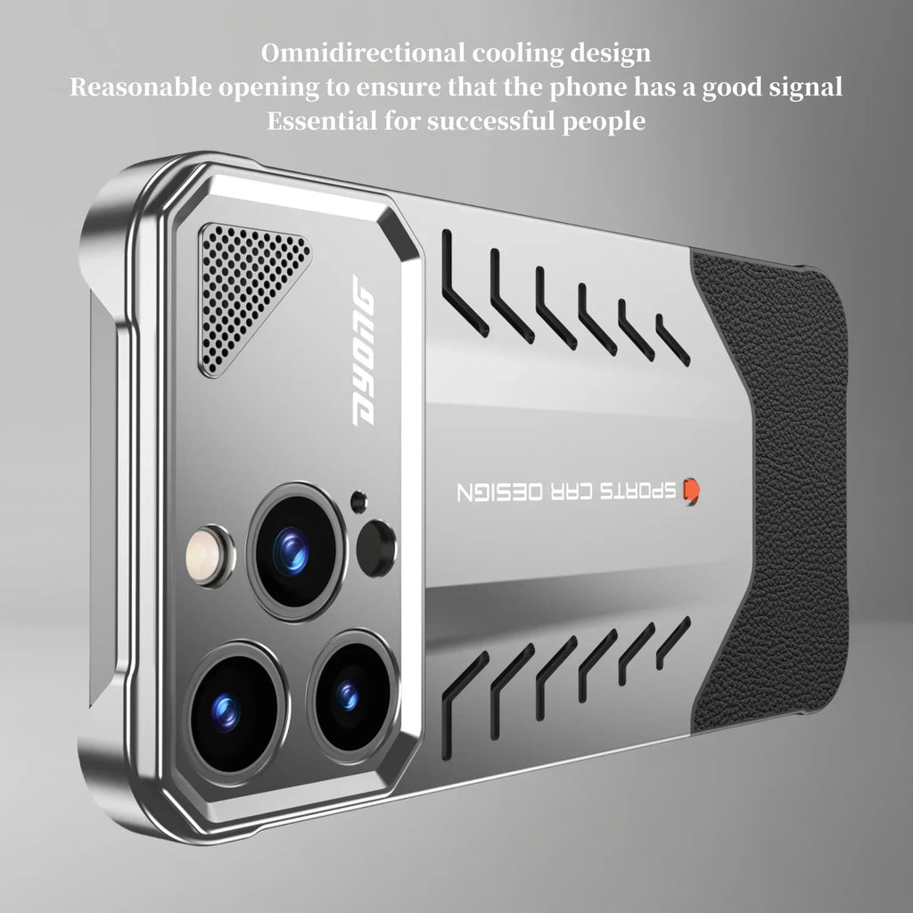 Bezel-Less Racing Car Design Metal Case