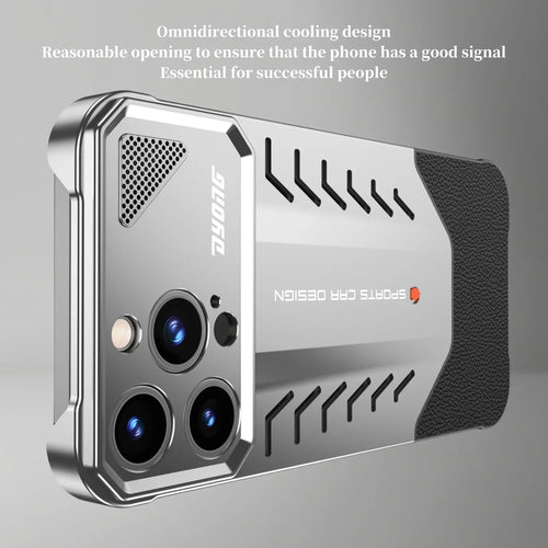 Bezel-Less Racing Car Design Metal Case