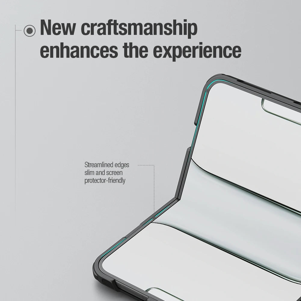 Magsafe Case For iPhone Duo Nillkin Frosted Fold Prop Fonrt + Back Magnetic Cover