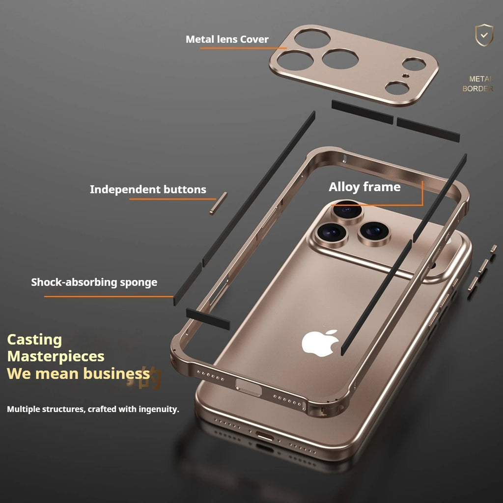 Metal Alloy Lens Protect Frame Case