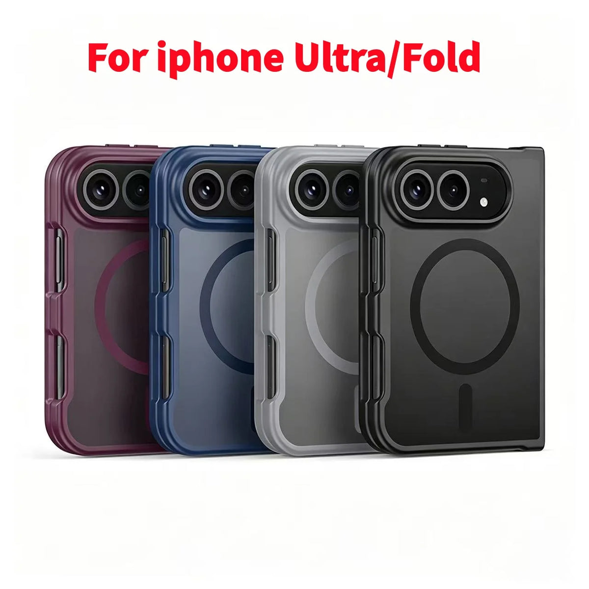 For iPhone 18 Matte Magnetic Case