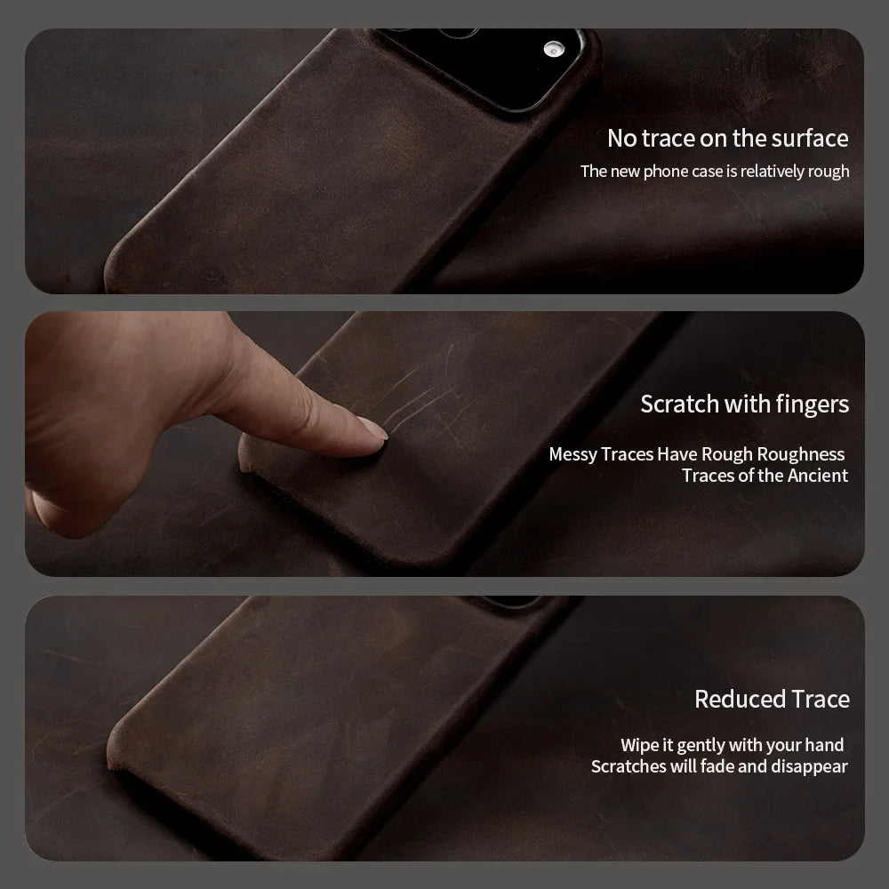 LEATHER MAGNETIC CASE