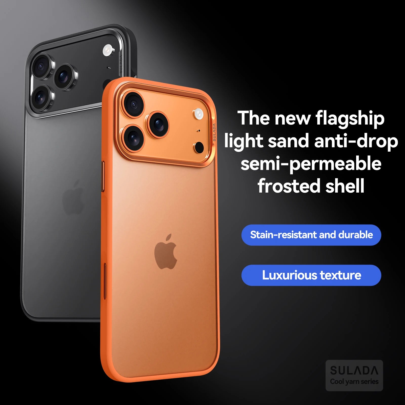 MATTE SKIN-FEEL ANTI-DROP CASE