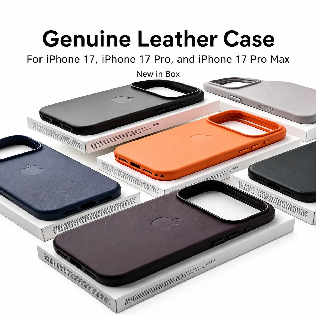 Leather Case  For Apple iPhone 17 Pro Max
