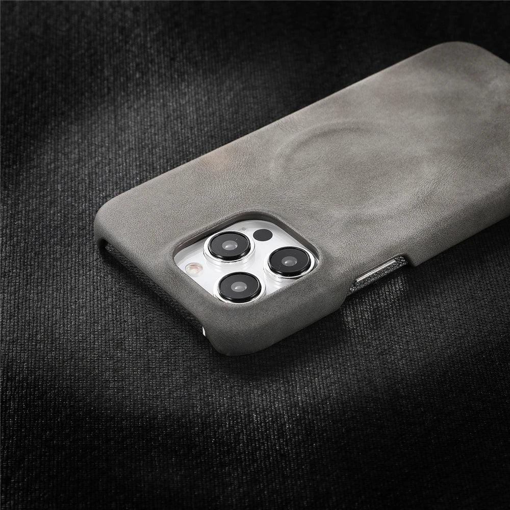 Magsafe  Matte Leather Case