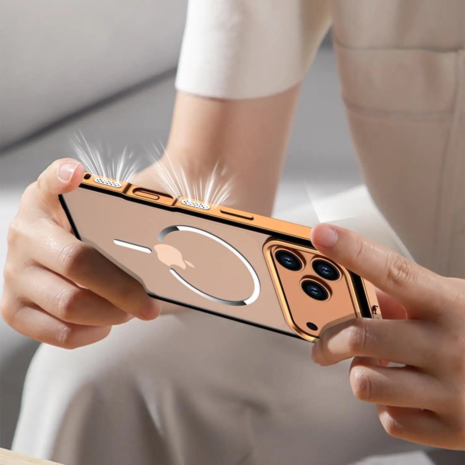 METAL FRAME CASE FOR IPHONE 17 PRO MAX 17 AIR