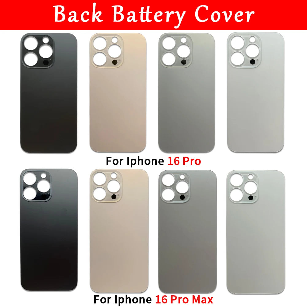 Premium Replacement Back Glass  with Camera Cutout – Battery Cover