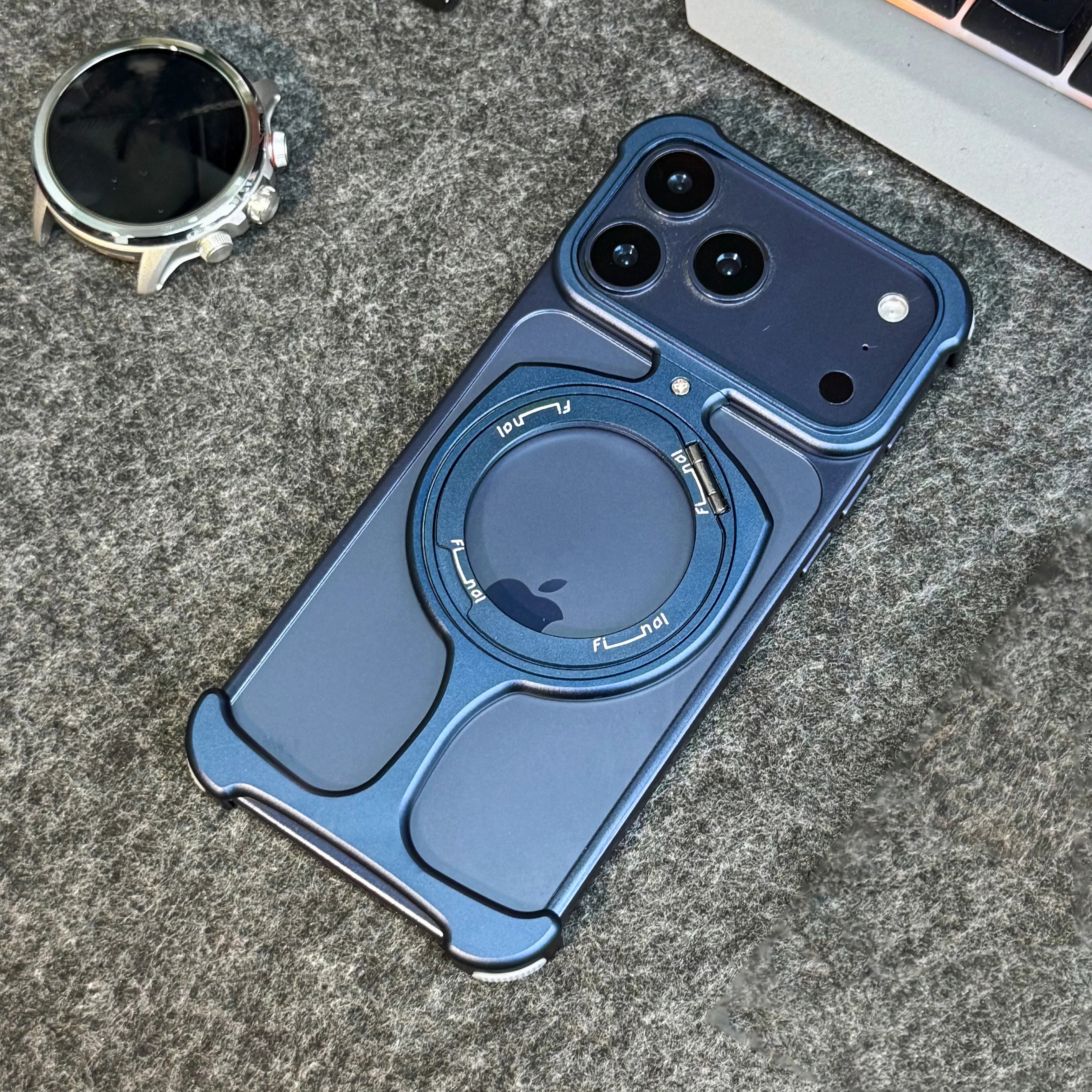 360° Magnetic Holder Fashion Aluminum Metal Case