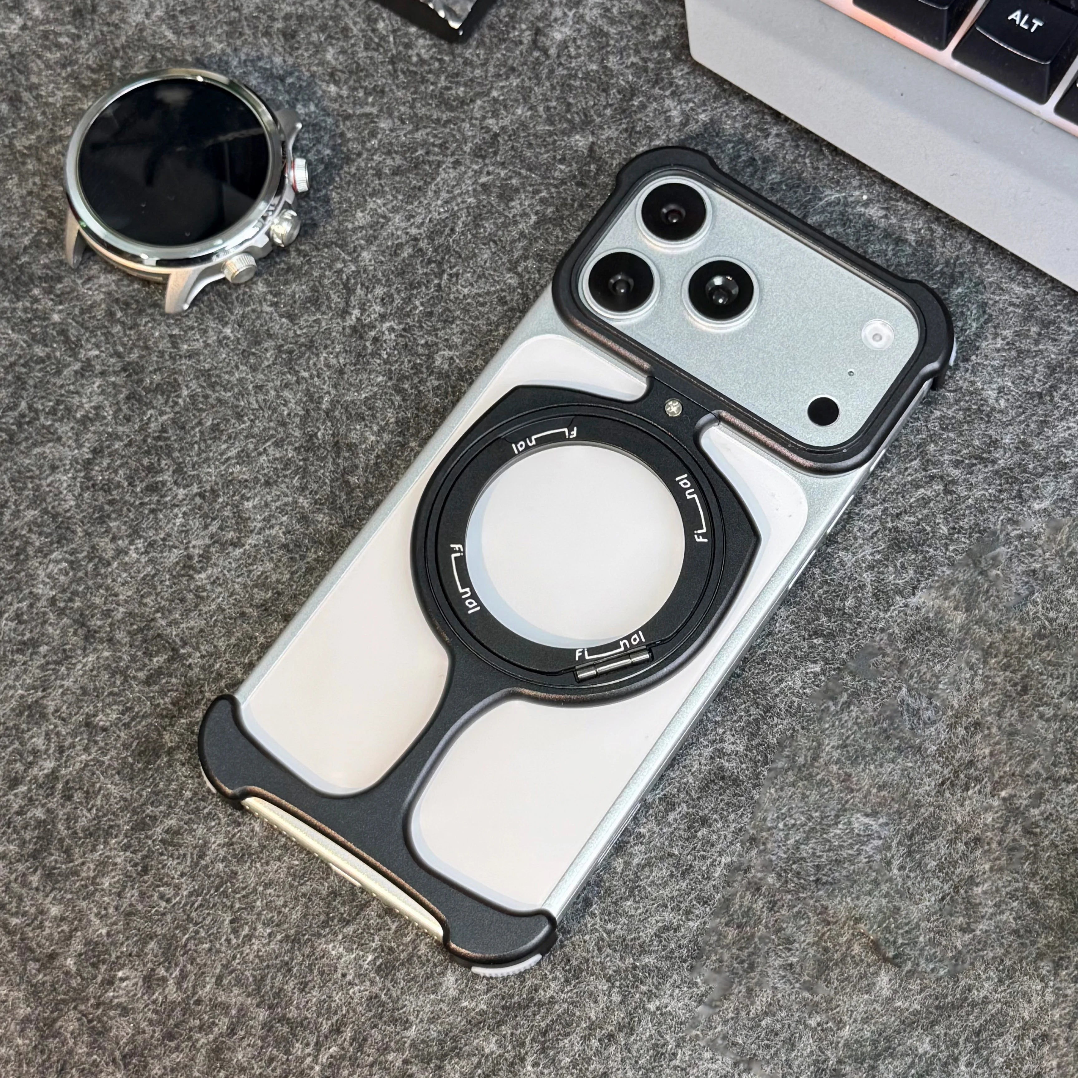 360° Magnetic Holder Fashion Aluminum Metal Case