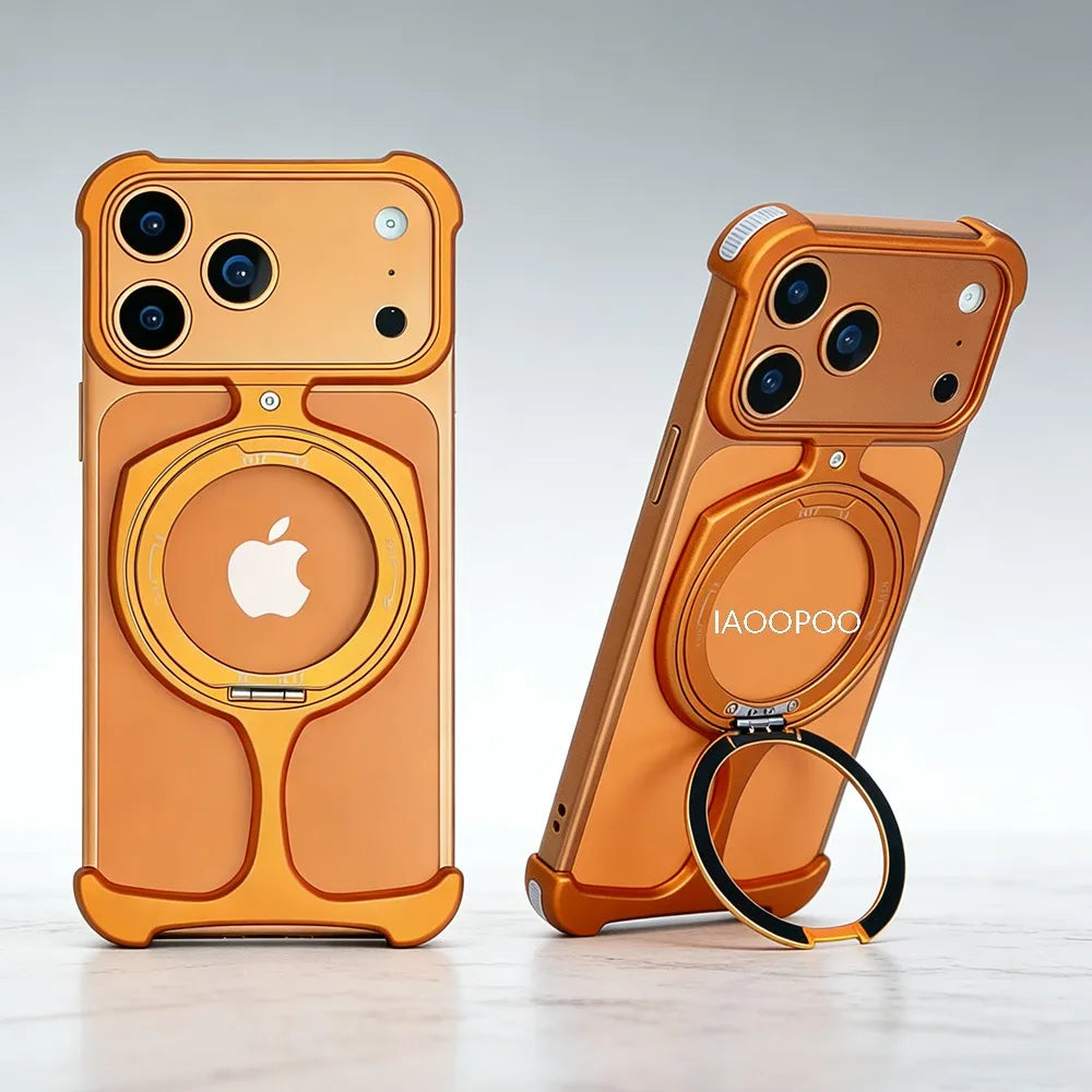 360° Magnetic Holder Fashion Aluminum Metal Case