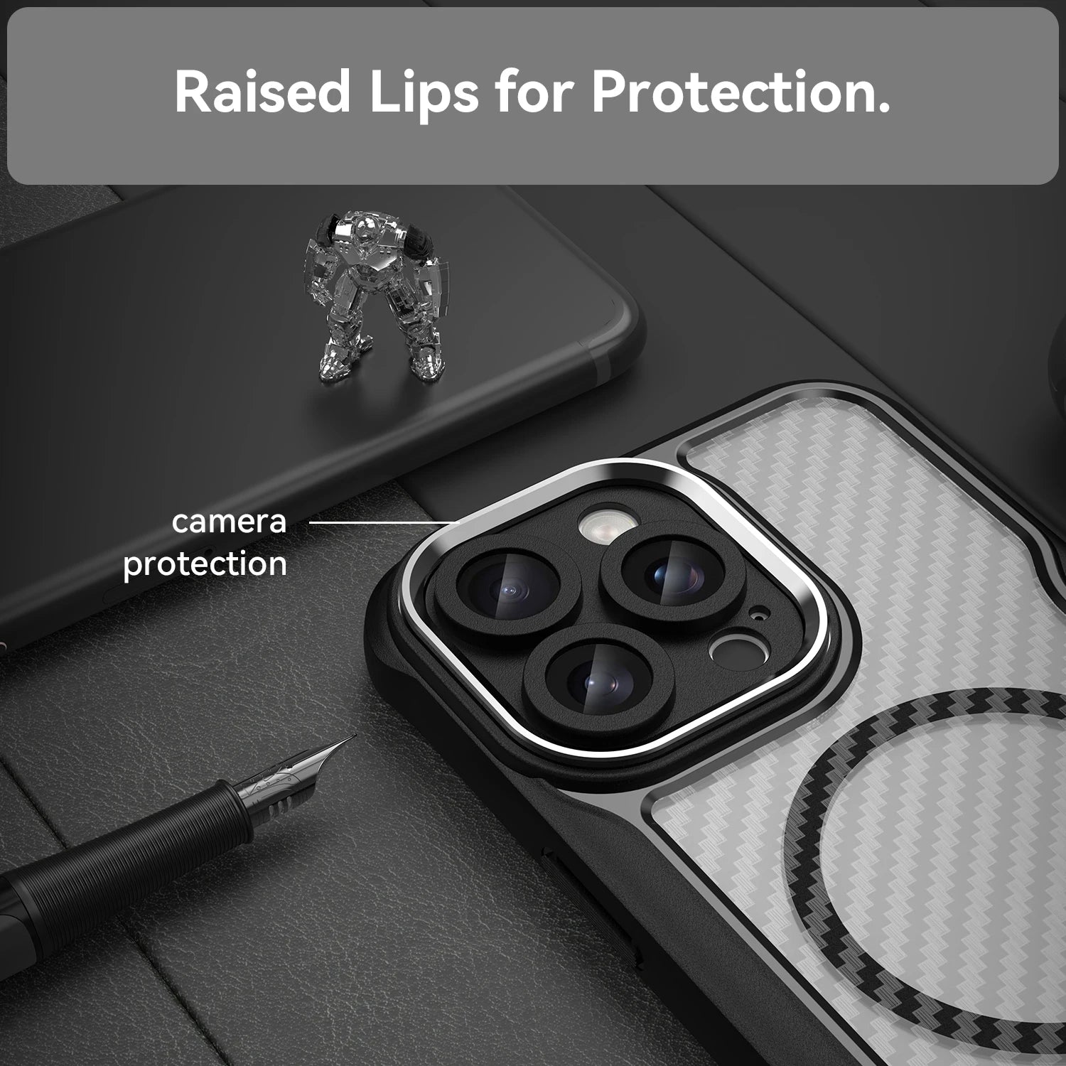 CARBON FIBER LENS CASE